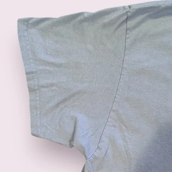 Men's Light Blue Funny Graphic Tee "I Got Sprayed" Wild Animal Safari Size XL - Picture 5 of 7